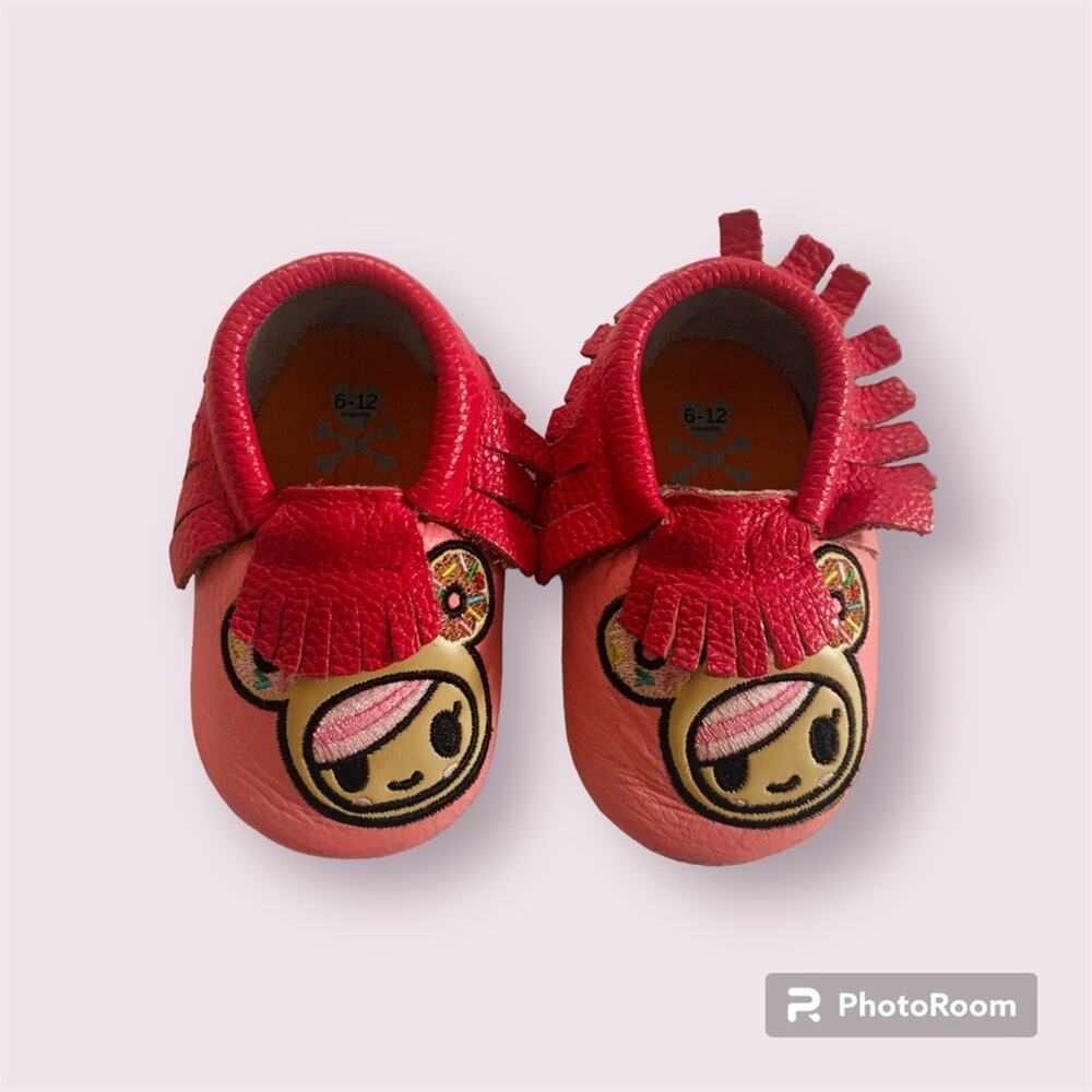 Tokidoki Itzy Ritzy Pink Embroidered Moccasins